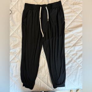 Unisex Feat Black Jogger Pants
